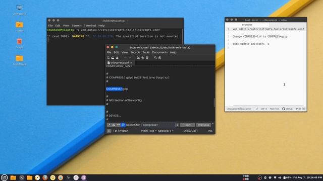 "Initramfs unpacking failed: Decoding failed" how to fix this error at the bootup time. смотреть онлайн