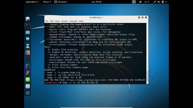 Utilizacion de herramienta nmap de Kali Linux смотреть онлайн
