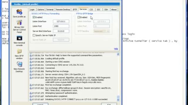 How to install & Use Bitvise SSH Tunnels смотреть онлайн