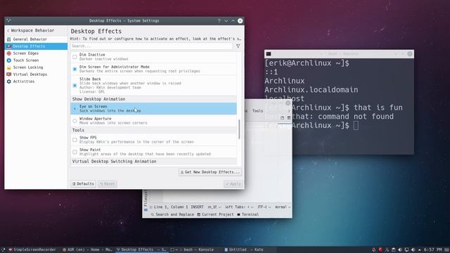 ArcoLinux : 1576 Arch Linux Plasma SSD of 6 months ago - updating and having fun - 2/2 - MUTE смотреть онлайн