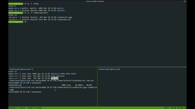 Tryhack me "Tomghost" Walkthrough. CVE-2020-1938, GPG decryption, and abusing .zip to get root смотреть онлайн
