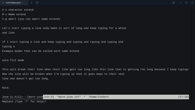 More About Jove an Emacs Like Terminal Text Editor смотреть онлайн