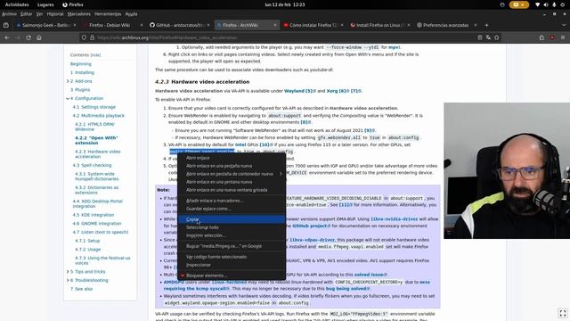 Activar aceleración por hardware en Firefox de Linux (Debian, Arch) y tener último BTOP смотреть онлайн