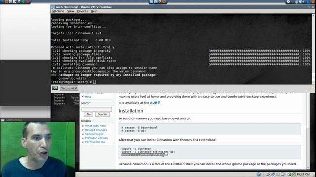 ArchBANG Bootcamp: Installing Cinnamon смотреть онлайн