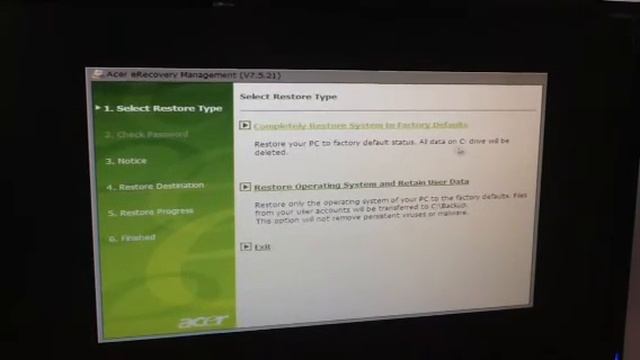 How to restore factory settings part 1 смотреть онлайн