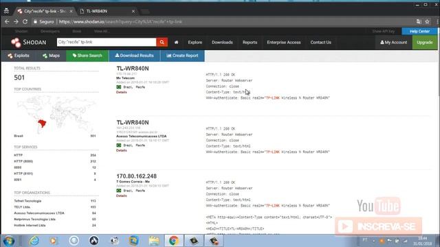 Shodan em Busca de Cameras na Rede Aula 06 смотреть онлайн