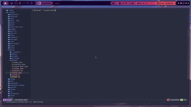 Arch linux with Qtile смотреть онлайн