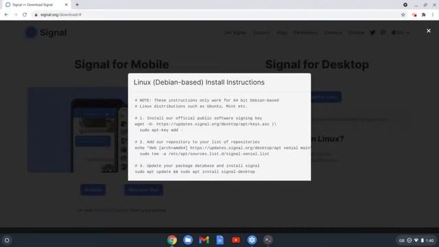 Install Signal Messenger on Your Chromebook смотреть онлайн