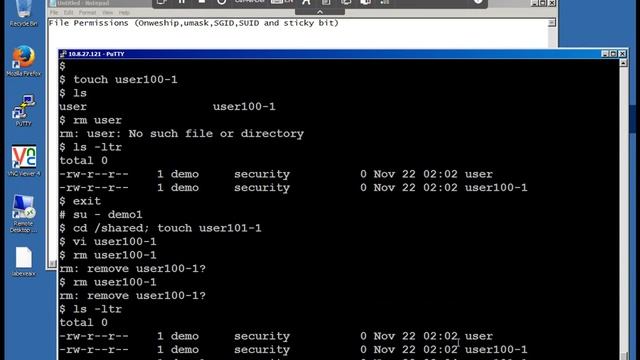 File Permissions on AIX смотреть онлайн