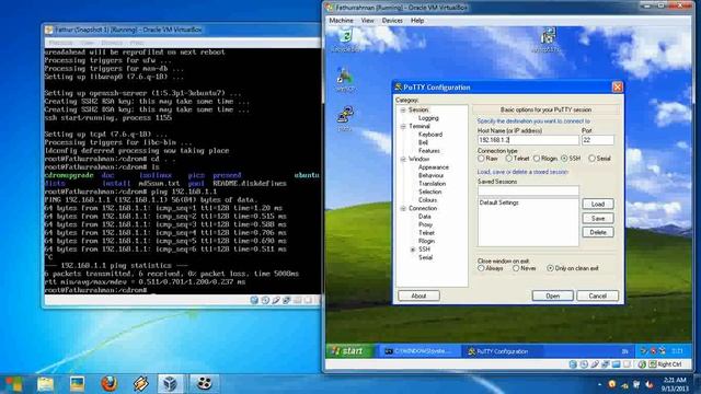 Tutorial SSH (Virtual Box) смотреть онлайн