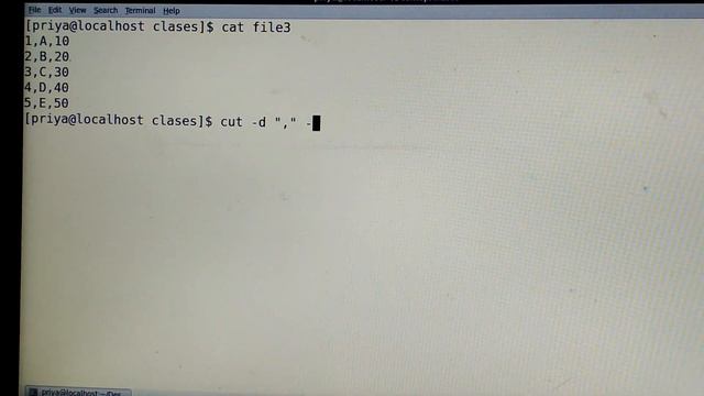 cut command in Telugu(cut command full explanation) смотреть онлайн