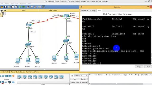 How to Configure Static Routing on CISCO Router, Part 1 смотреть онлайн