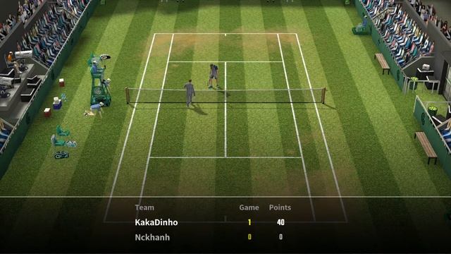 Ultimate Tennis Nckhanh Deliberately disconnects again after losing. смотреть онлайн