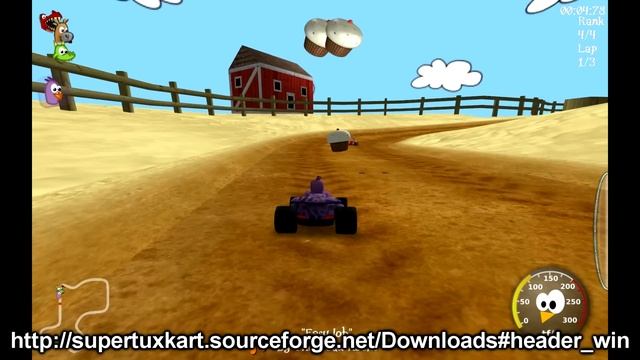 The DCeric Show Free Games: Super TuxKart (Windows, Linux PC) смотреть онлайн