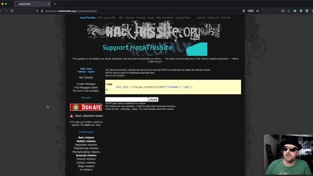 Hack This Site: Extended Basic – Mission 2 смотреть онлайн