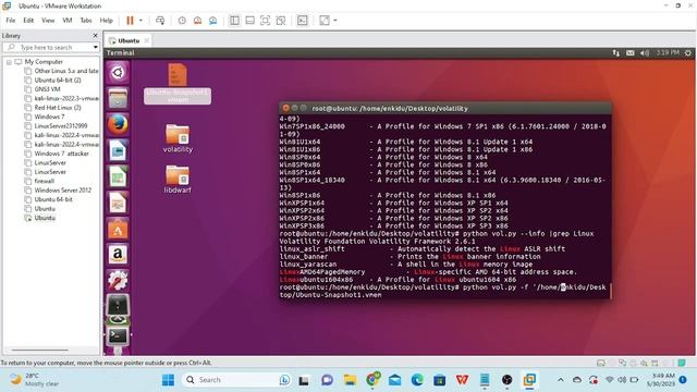 Digital Forensic | Memory Analysis Using Volatility and create Linux profile commands - Part 03 смотреть онлайн