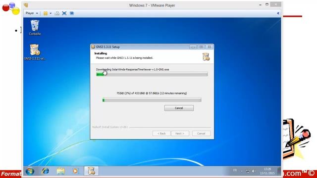 2 Installation de GNS3 sous Windows смотреть онлайн