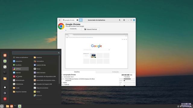 Como Baixar e Instalar o Chrome no Linux Mint, Sem Comandos смотреть онлайн