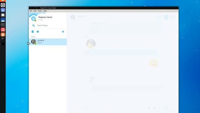 New Skype for Linux on Ubuntu 16.10 Unity 8 смотреть онлайн