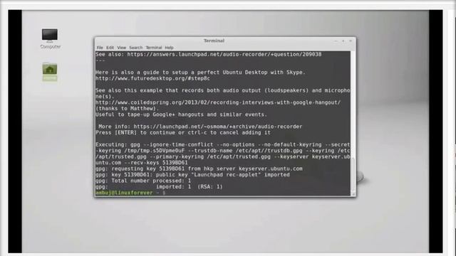 Audio Recorder : A Voice Recording Tool For Linux Mint 16 ( Ubuntu) смотреть онлайн