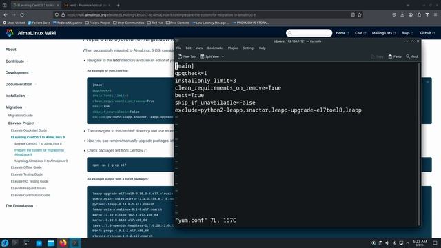 Elevate CentOS 7 to AlmaLinux 9 смотреть онлайн
