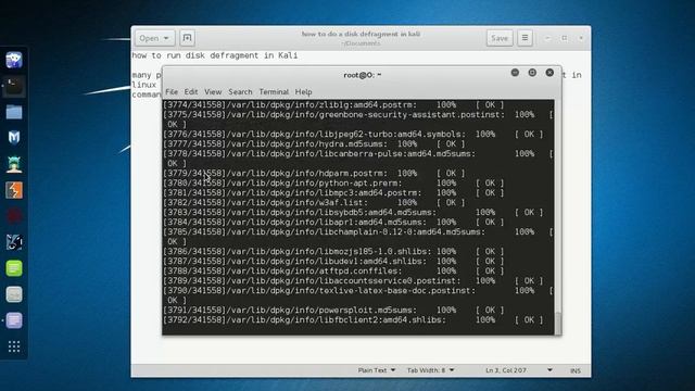 how to do a disk defragment in kali смотреть онлайн