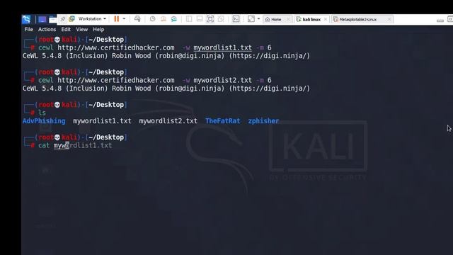 Cewl is Tool which generate custom word list.This is kali linux tool. смотреть онлайн
