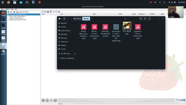 Strawbery Music Player AppImage Test смотреть онлайн