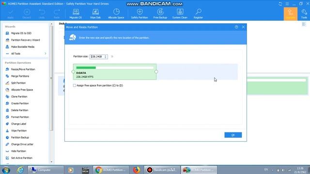 สอนวิธีการใช้ AOMEI Partition Assistant смотреть онлайн
