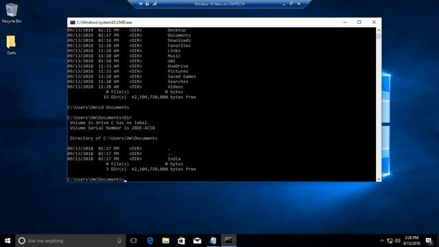 How To Use command Prompt For Creating Folder, Remove, Copy, Move Folder смотреть онлайн
