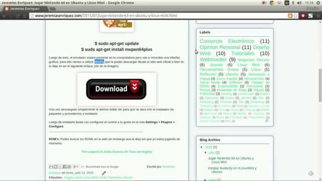 Nintendo 64 en Ubuntu y Linux Mint смотреть онлайн