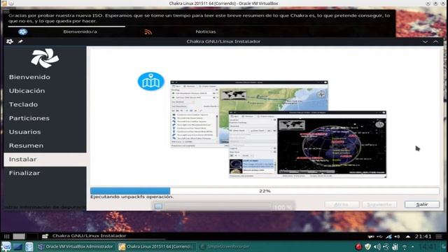 CHAKRA LINUX 201511 Fermi INSTALACION KDE 5 REVIEW смотреть онлайн