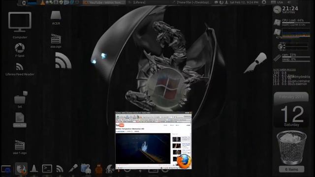 One of The Fastest operating system Linux Mint 10 Julia Gnome смотреть онлайн