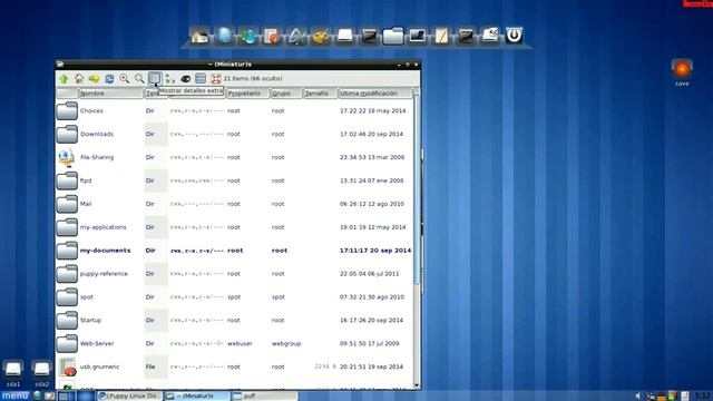 Settings of ROX file Manager for Linux (Puppy the speedy) смотреть онлайн