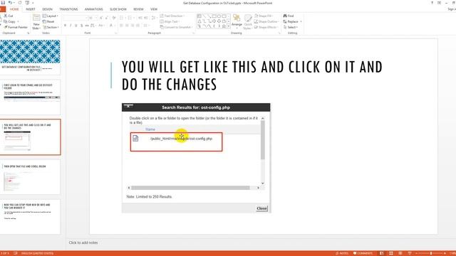 Get database Configuration file in OsTicket смотреть онлайн