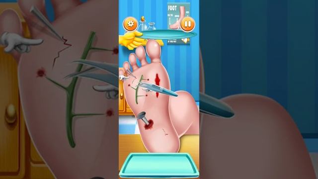 Foot Surgery Doctor Care Gameplay Walkthrough Level 01 - Android,Ios смотреть онлайн