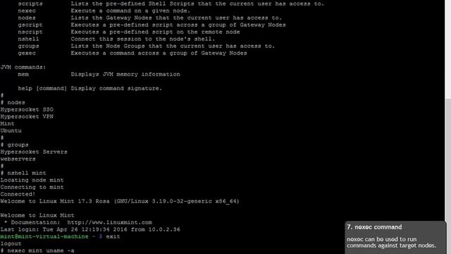 SSH Gateway - Using the Gateway Shell смотреть онлайн