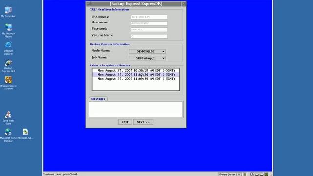 Syncsort Backup Express - Bare Metal Recovery (BEX BMR) смотреть онлайн