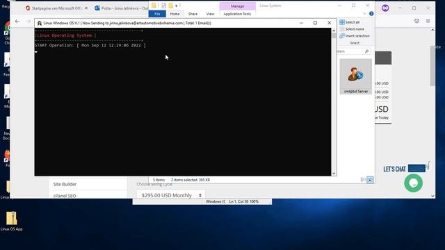INBOX OFFICE365 LINUX OS Mailling App V.1 with SMTPBD smtp Server смотреть онлайн