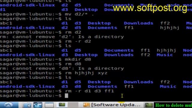 How to delete multiple files and directories in Solaris смотреть онлайн
