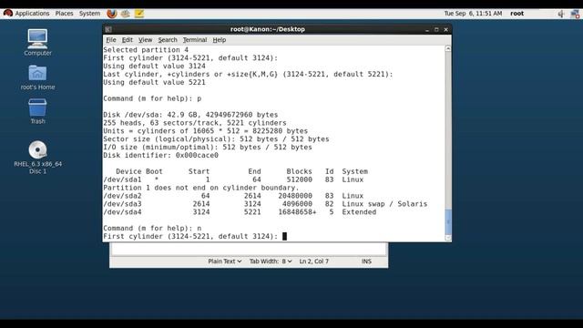 Create Disk Partition in Linux in bangla (part-1) смотреть онлайн