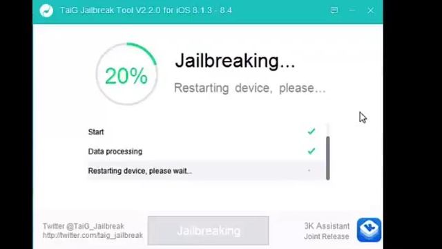 Jailbreak IOS 8.4 Taig todos los dispositivos. смотреть онлайн