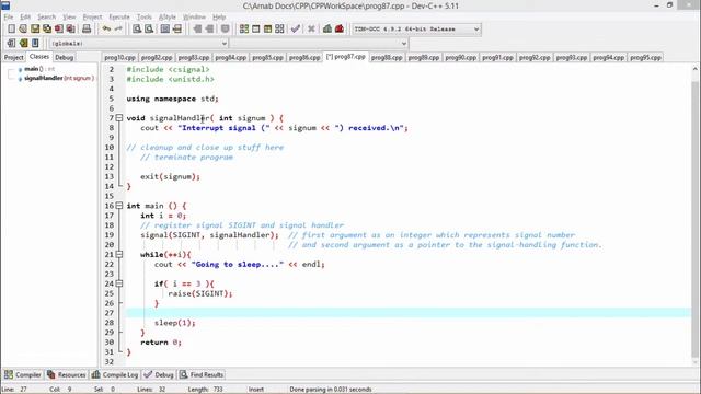 C++ - The Raise() Function смотреть онлайн