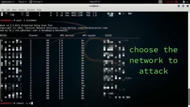CRACCARE RETI Wi-Fi in meno di due minuti - KALI LINUX - WPA WPS смотреть онлайн