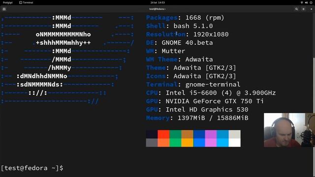 GNOME 40 Pre beta czyli duże zmiany w ciekawym środowisku pulpitu systemu Linux. Fedora 34 Alfa. смотреть онлайн