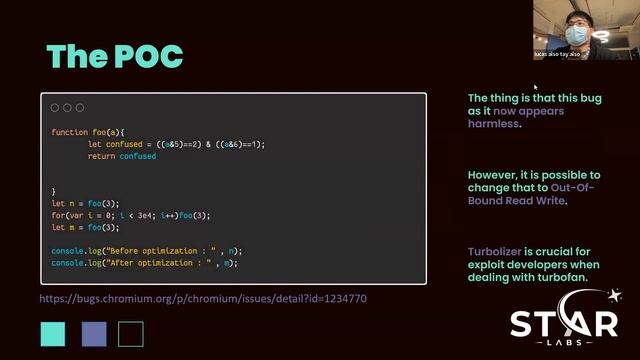 [SecWed] 6 Apr 22 | A Case Study of an Incorrect "bitwise and" Optimization in V8 смотреть онлайн