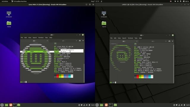 Linux Mint 21 vs LMDE 5 смотреть онлайн
