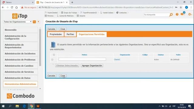 ITOP Configuración Básica- Administrador (4.Creación De Usuarios ITOP y Asignación Perfiles) смотреть онлайн