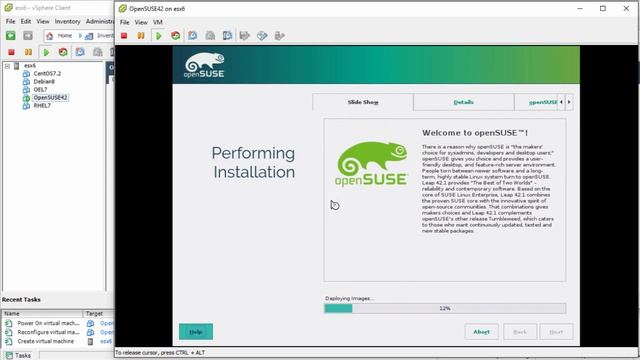 How to Install openSUSE Leap 42 1 KDE GNOME on VMware ESXi 6 смотреть онлайн