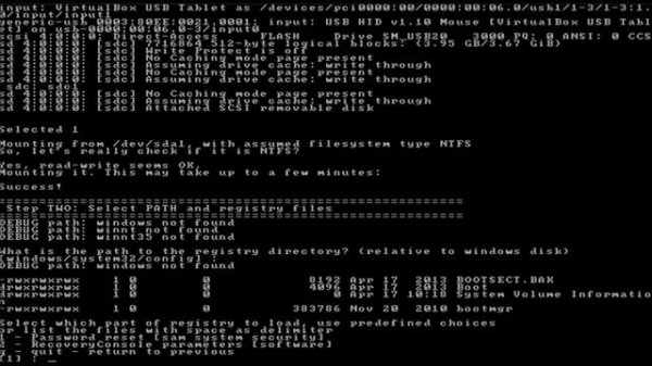 Reset/Remove Admin/User Passwords: Hiren's Boot CD